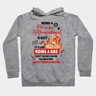 Forensic Anthropologist Funny and Challenging Job of Anthropology Hoodie